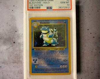 Carte proxy holographique Blastoise Pokémon 1ère édition