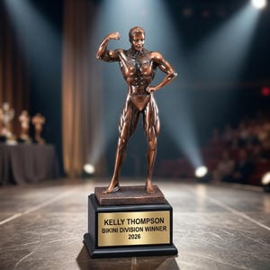 Female Bodybuilding Trophy - Etsy