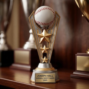 Personlig MVP-trofé för baseboll, lagutmärkelse vid säsongsslutet, graverad All-Star-gåva för baseboll