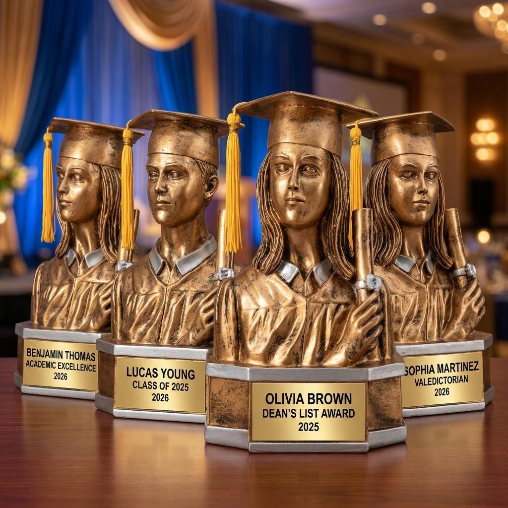 Grade R Graduation Trophy Personalized | Graduation Award | Custom Engraved | Trophy | Engraved ...