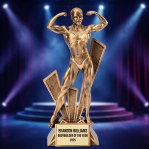 Female Bodybuilding Trophy - Etsy