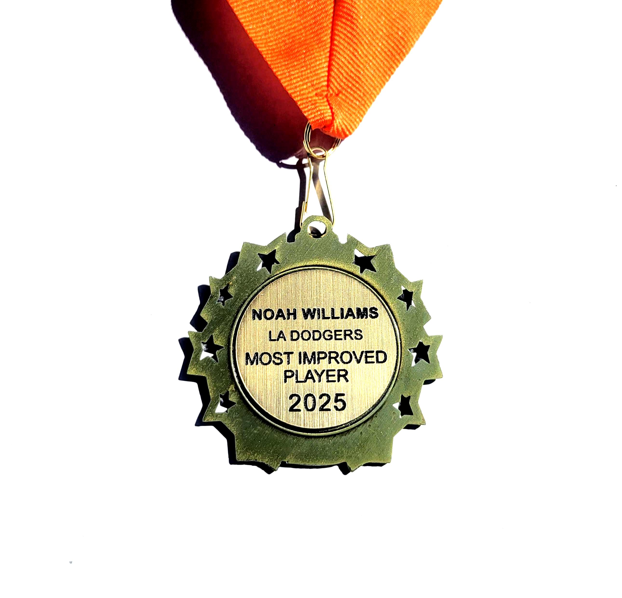 Personalized Soccer Team Medals, Soccer Player Medallions With Neck ...