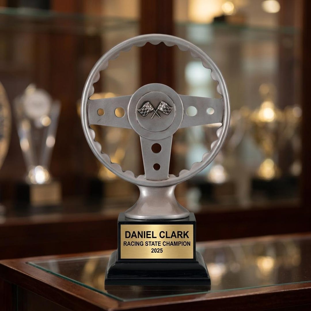 Personalized | Racing Award | Custom Engraved | Racing Trophy ...