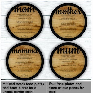 Laser Cut Digital File Bundle, Mother's Day Gift, Glowforge Files, Mother's Day Laser Cut File Download, Mum, Mom, Mother, Momma