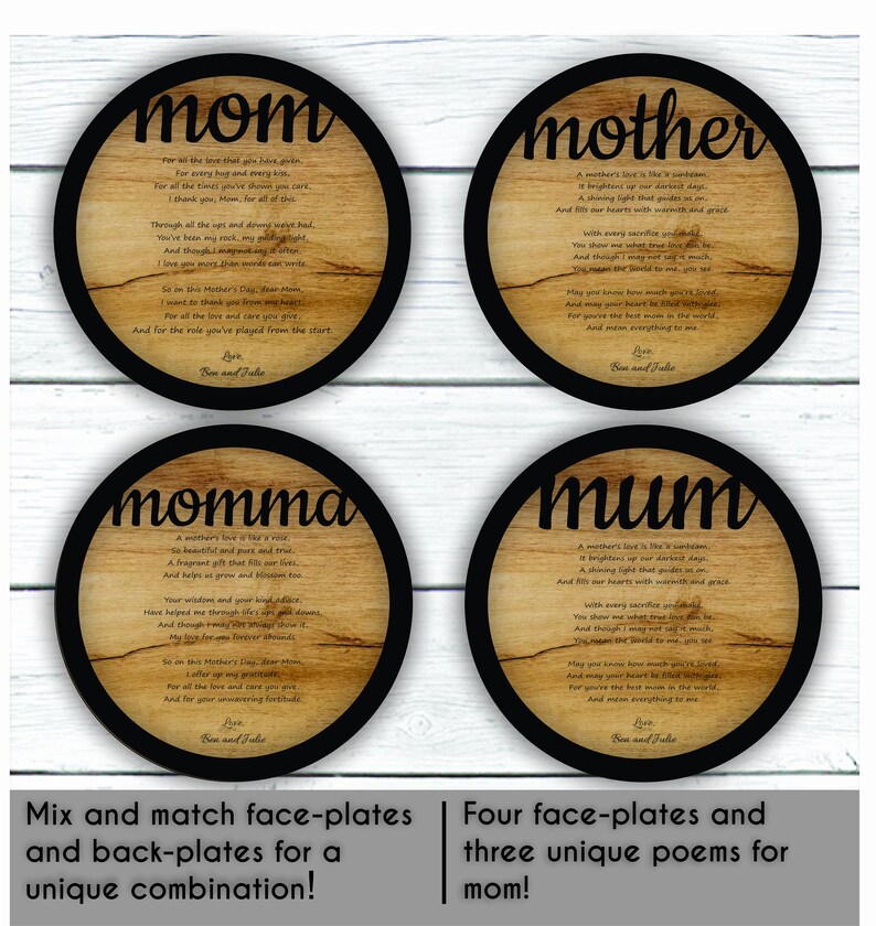 Laser Cut Digital File Bundle, Mother's Day Gift, Glowforge Files, Mother's Day Laser Cut File Download, Mum, Mom, Mother, Momma
