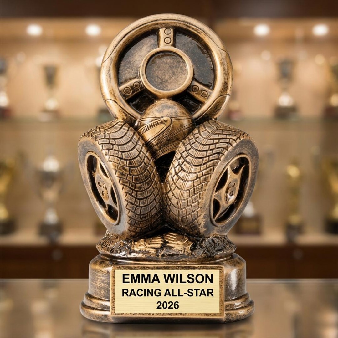 Personalized | Racing Award | Custom Engraved | Racing Trophy ...