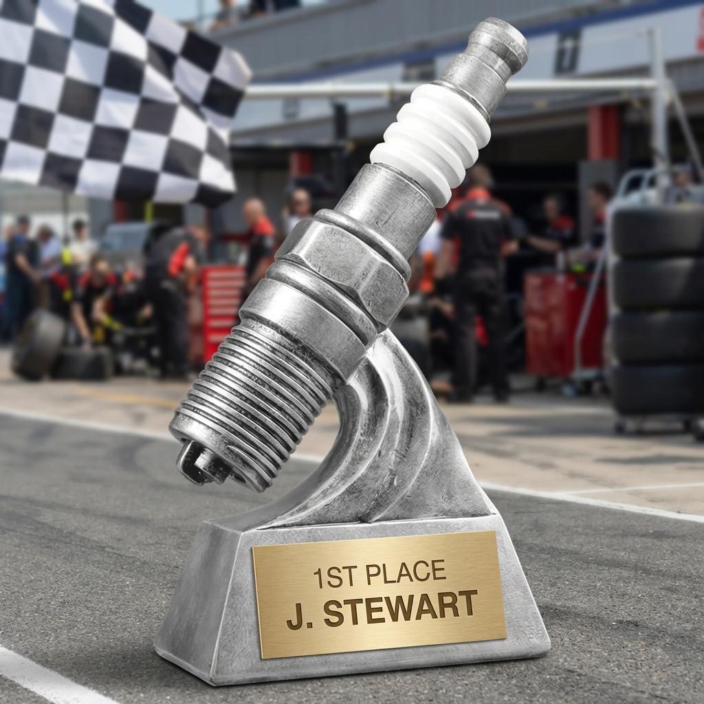 Personalized Racing Award Trophy 8