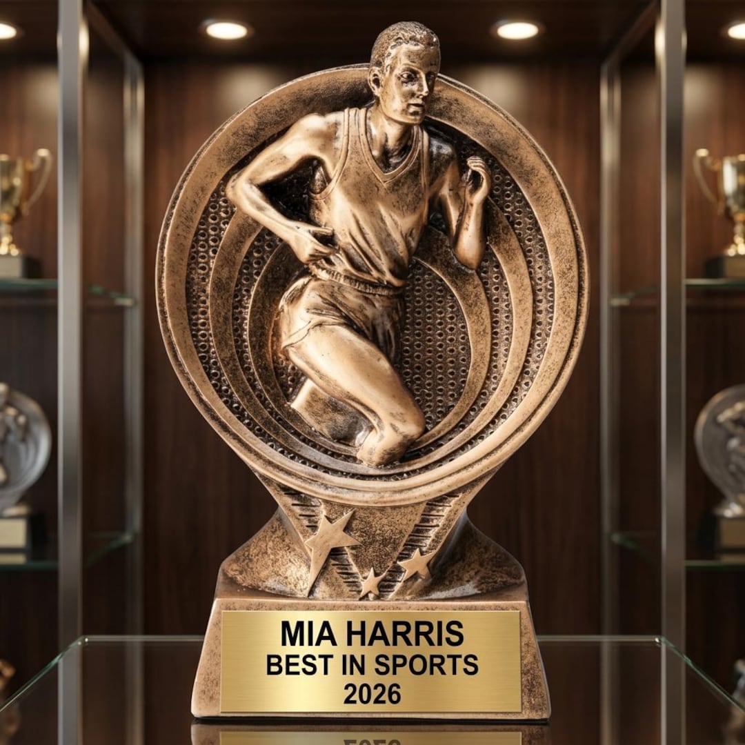 Trophy Inscriptions Running Personalized | Running Award | Custom Engraved | Track | Cross Country ...