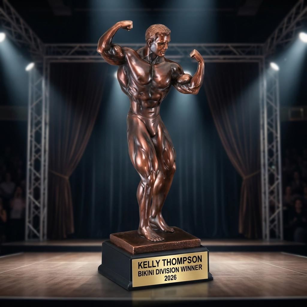Bodybuilding trophy - Etsy 日本