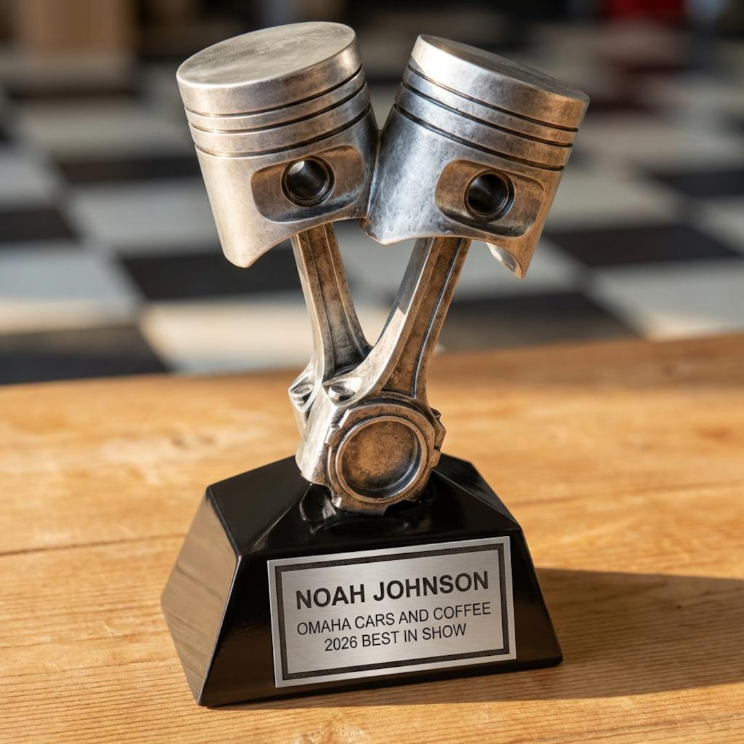 Personalized Car Show Trophy - Best in Show Award - Durable Automotive ...