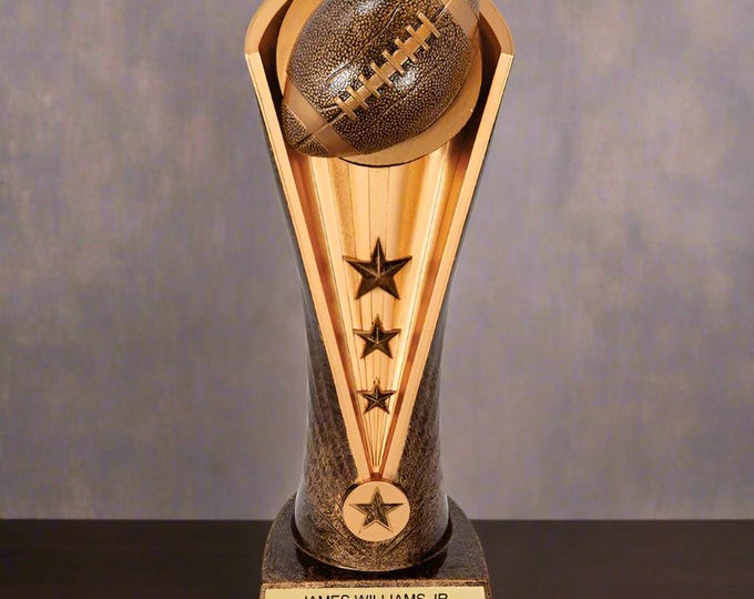 Personalized Football Trophy – Personalized Trophy for Football Players, Coaches, and Teams, Cobra Style Award for Football Teams