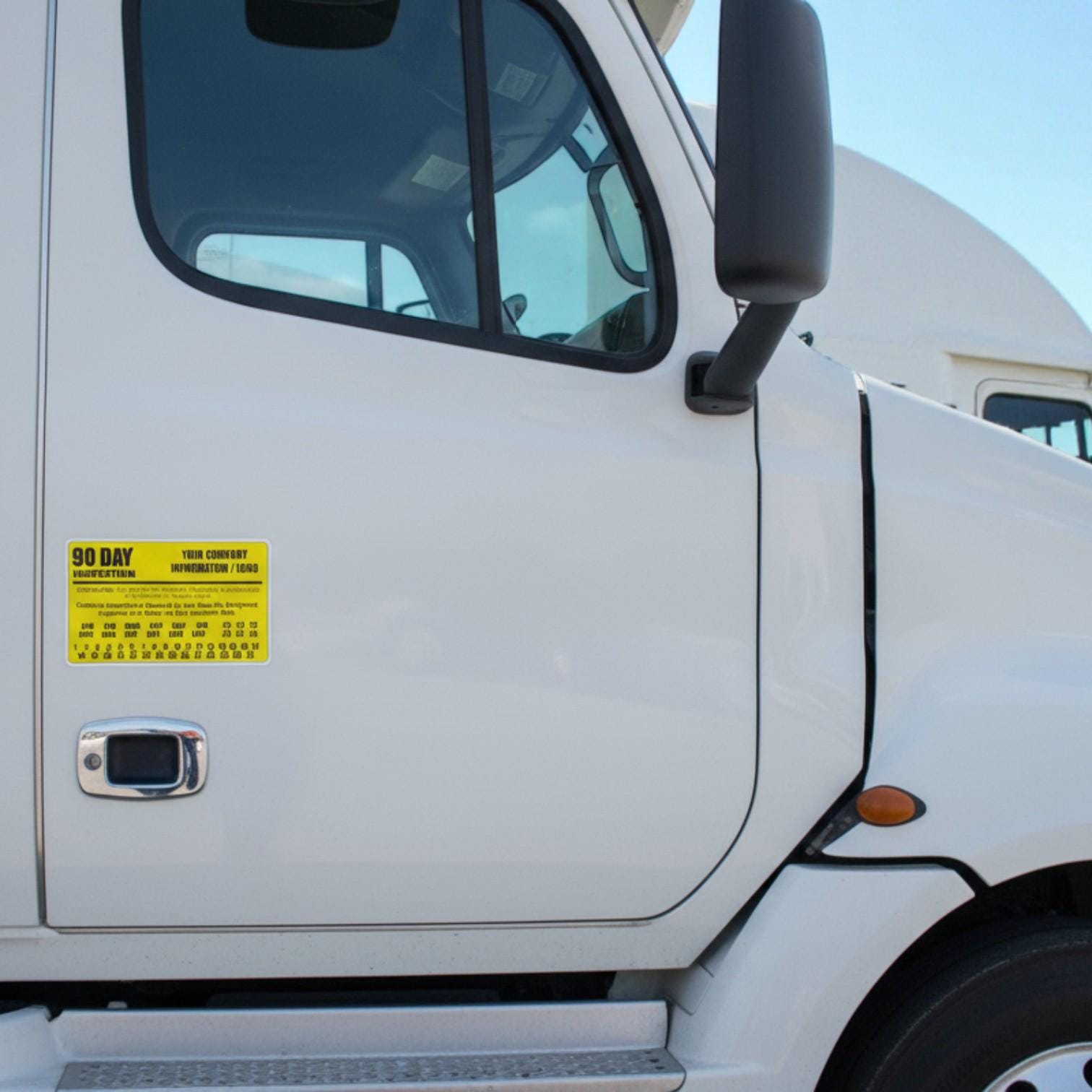 90 Day Inspection Labels for BIT / DOT Inspection, Truck Inspection ...