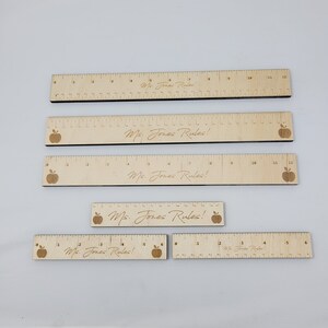 Laser Ready Ruler Files - Inch, MM and CM Rulers - Ruler Glowforge File ...
