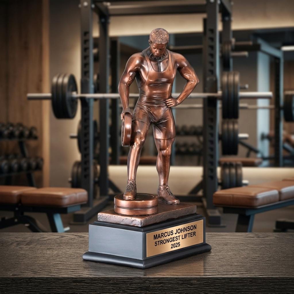Bodybuilding trophy - Etsy 日本