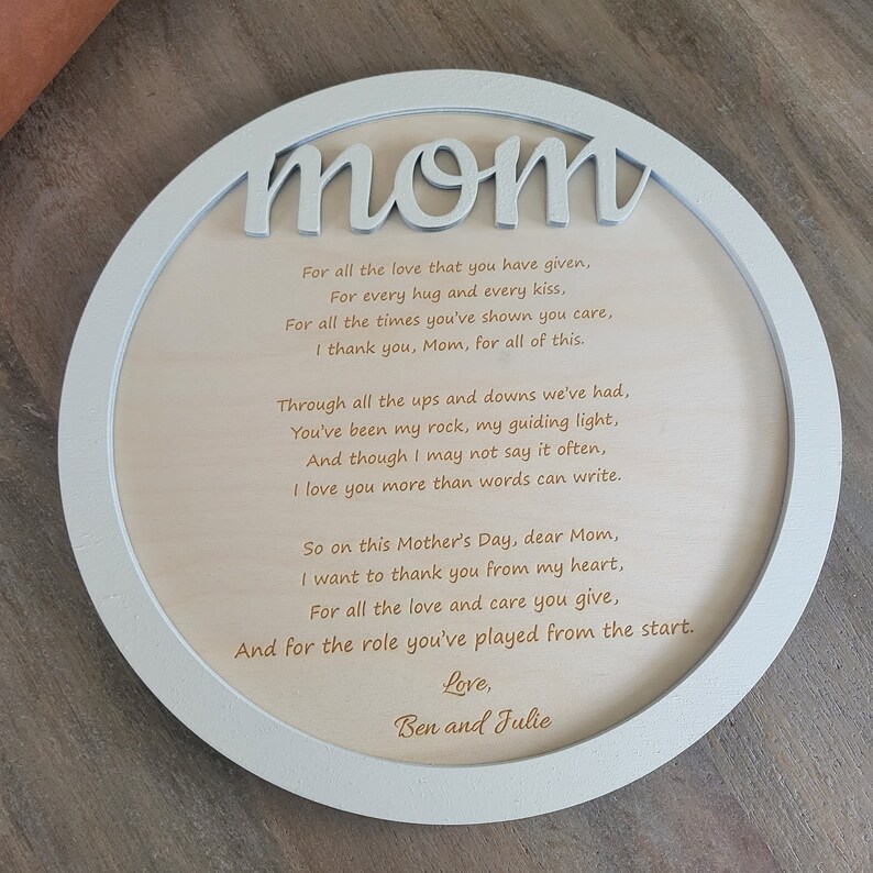 Laser Cut Digital File Bundle, Mother's Day Gift, Glowforge Files, Mother's Day Laser Cut File Download, Mum, Mom, Mother, Momma