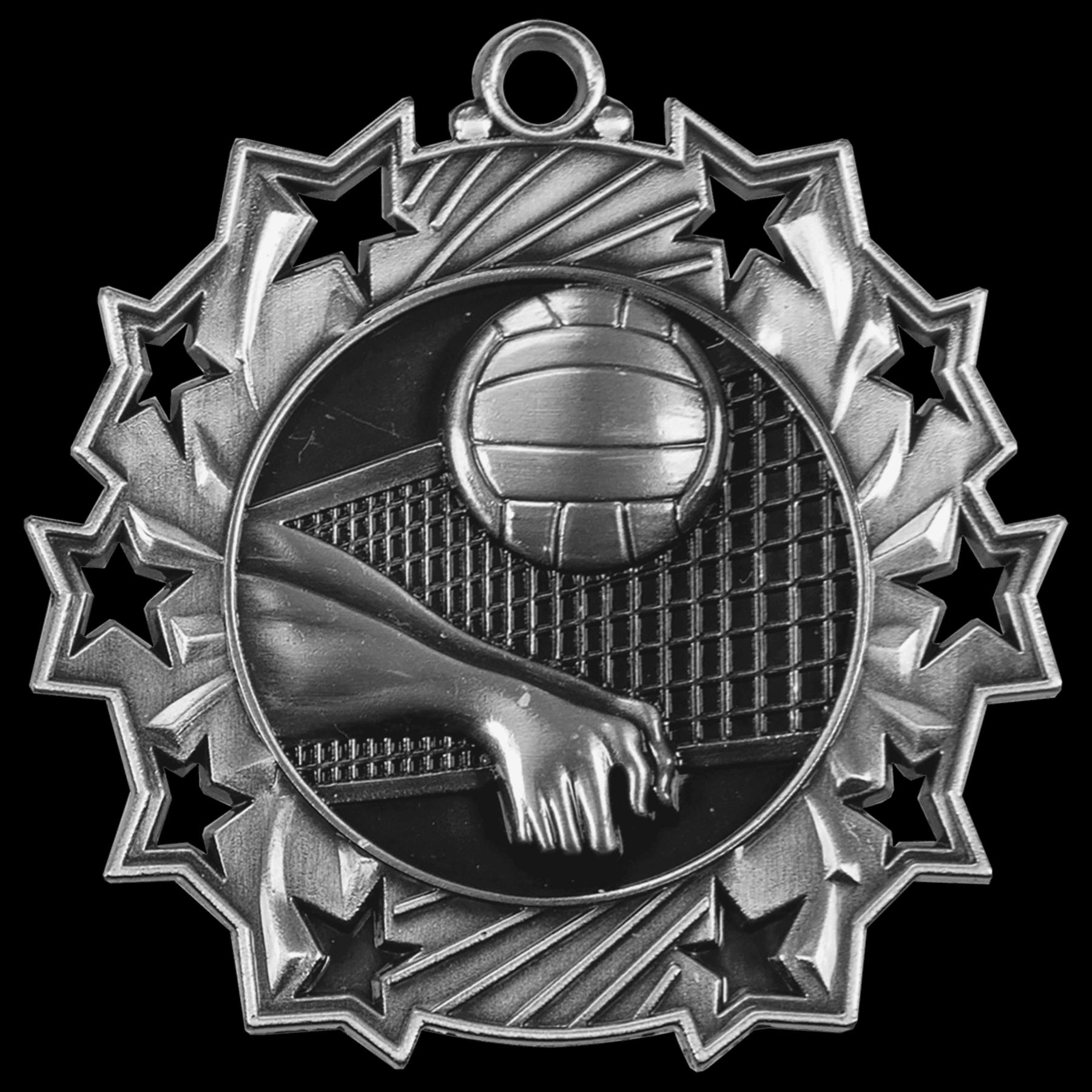 Personalized Volleyball Team Medals, Volleyball Player Medallions With ...