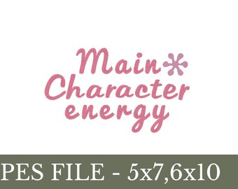 Hauptfigur Energie - Stickdatei - Stickdatei Buch Design PES digite 13x20