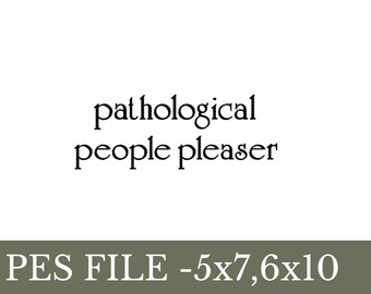 pastellige Menschen - Stickdatei - Stickdatei Buch Design PES DATEI 13x18, 16x26
