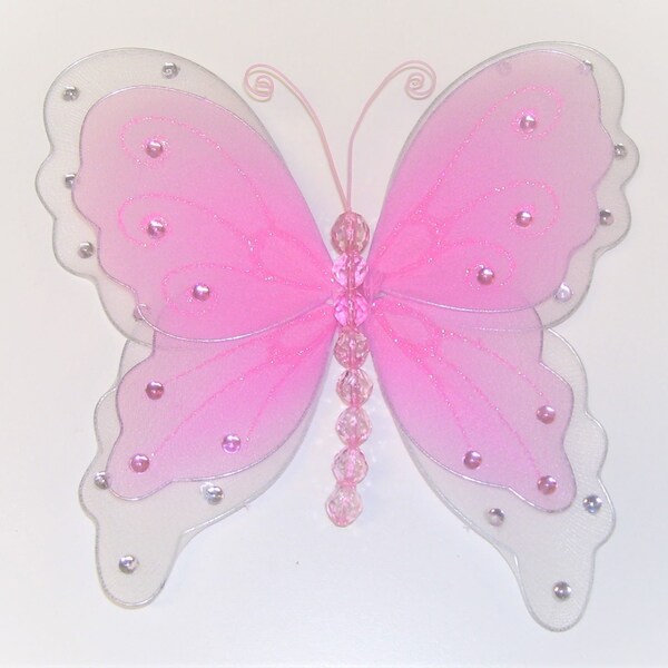 Nylon Butterfly Decoration Childs Baby Wall Decor Wedding Baby Shower Gift