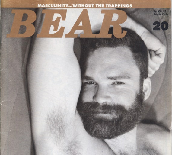 BEAR MAGAZINE 20 1992 Classic Vintage Hairy Gay Male Nude Etsy