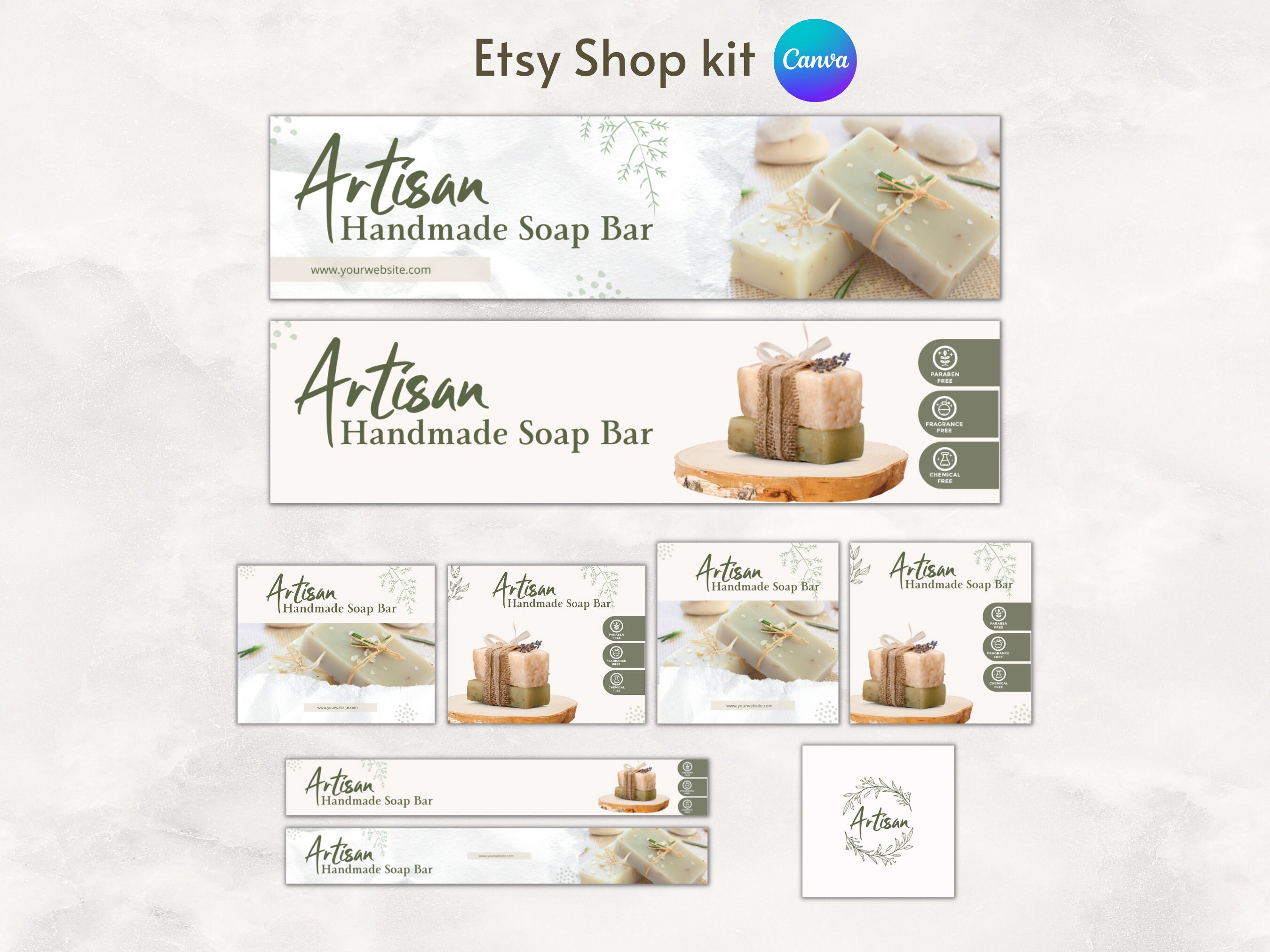 Etsy Shop Bundle Banner Templates Listing Photos and Etsy