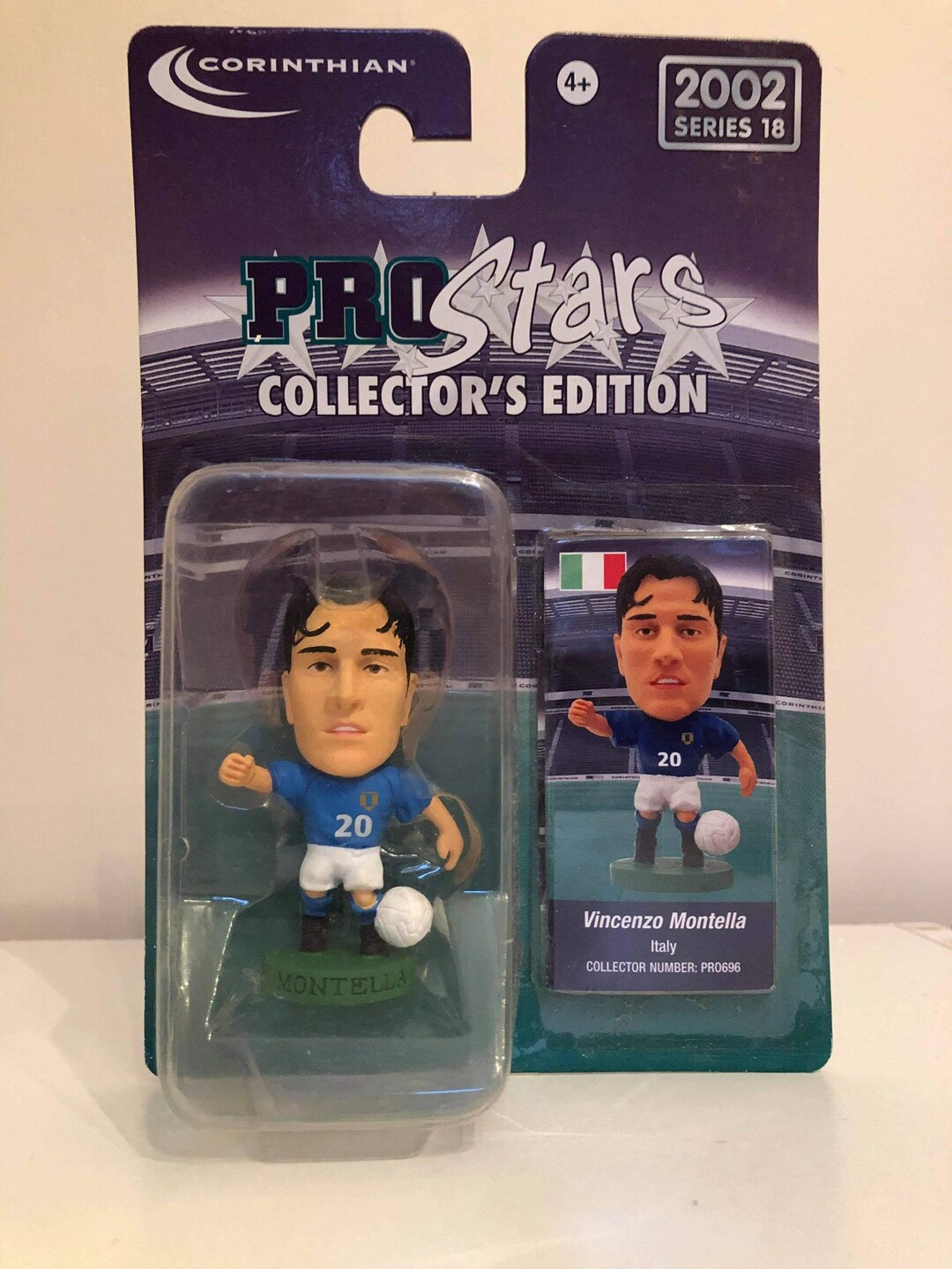 236★サッカー★vincenzo montella★prostars Pro Stars- Corinthian - Vincent Montella - Italy