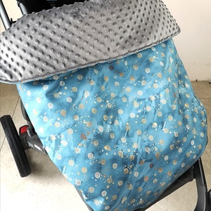 Kinderwagendecke Custom wasserdichte Kuscheldecke für Kinderwagen Uppababy Vaseline Rot