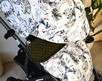 Custom Accessoires für Uppababy VISTA cruz Ersatz-Bezug für Uppababy Sitzauflage, Kinderwagendecke