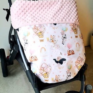 Kinderwagendecke Custom wasserdichte Kuscheldecke für Kinderwagen Uppababy Vaseline Rot