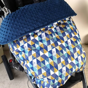 Kinderwagendecke Individuelle wasserdichte Kuscheldecke für Kinderwagen Uppababy Copyright Joie Joolz Bugaboo Cybex ABC Design Mockingbird Thule