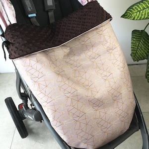 Wasserdichte Kinderwagendecke Cacao and Chocolate Tagesdecke Cover für Kinderwagen Uppababy Crystalline