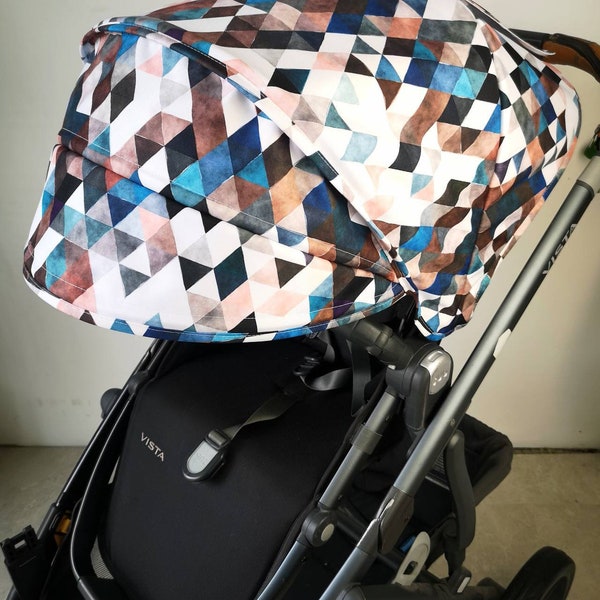 Custom Accessoires für Uppababy Viskose Uppababy VISTA BABY BABY später Sitzauflage für Kinderwagen Cybex Didofy Aster Mockingbird Joolz