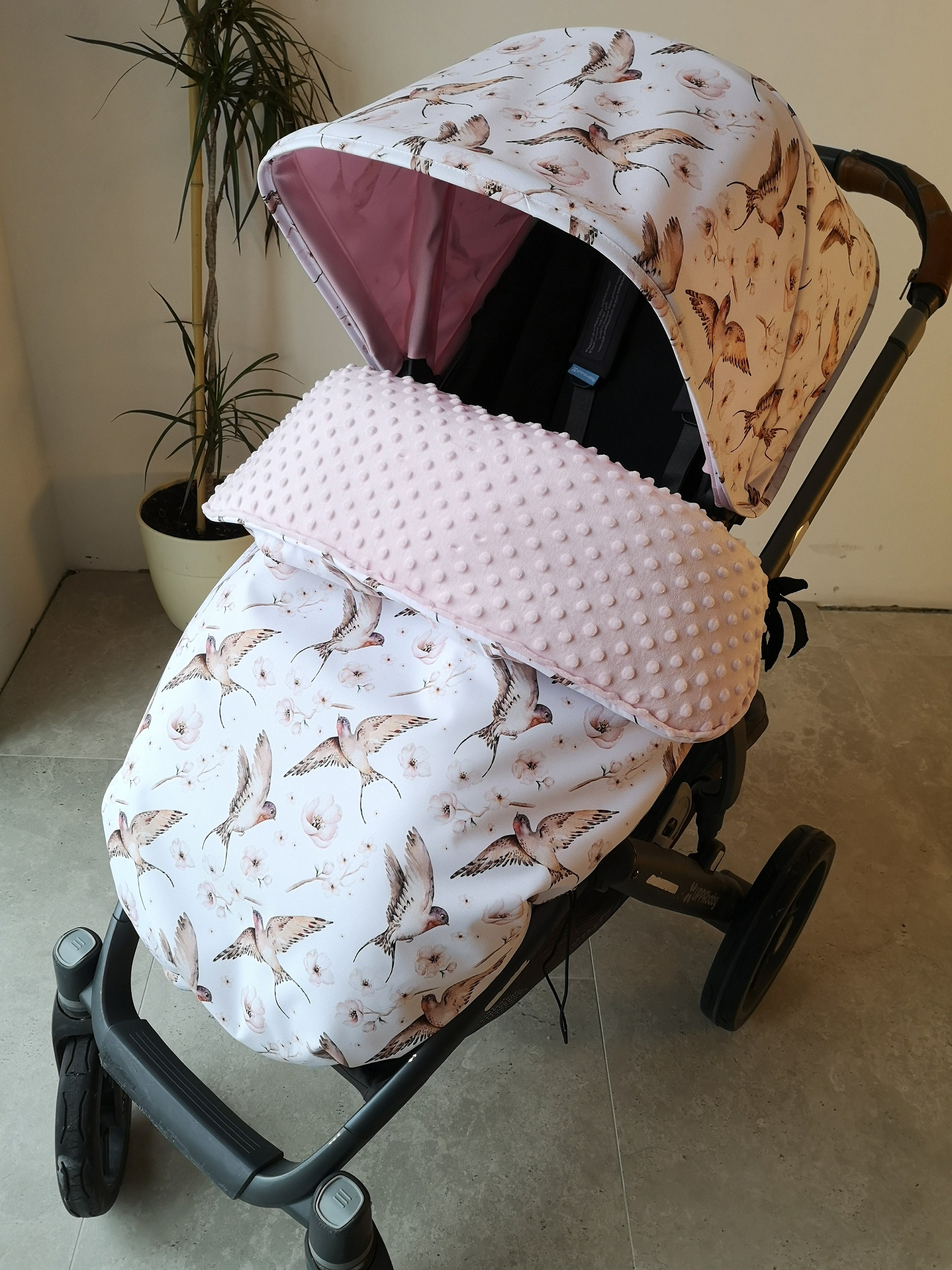 Coperta Per Passeggino Unisex Reversibile – Motivo Minky Dot, Morbida E Confortevole (Scegli Il Colore) - 3
