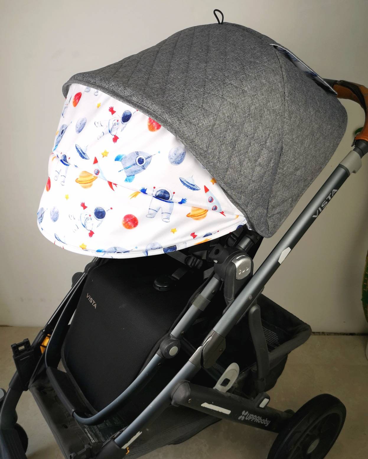 Kinderwagen Griff Cover Kinderwagen Zubehör mit Reißverschluss Baby Kinderwagen  Griff Protektor Kinderwagen Leder Bezug Kinderwagen Griff Staubdicht Protec