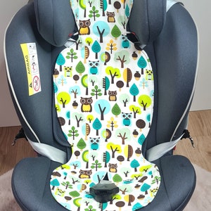 コットンのみで作られたベビーカーシート用シートライナー、コットンベビーカーシートカバー、ベビーカーシートライナー、ベビーシートカバー、滑り止め。