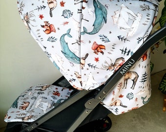 Custom accessories for Uppababy Minu Replacement canopy for Uppababy Seat liner Stroller blanket