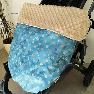 Kinderwagendecke Custom wasserdichte Kuscheldecke für Kinderwagen Uppababy Vaseline Rot