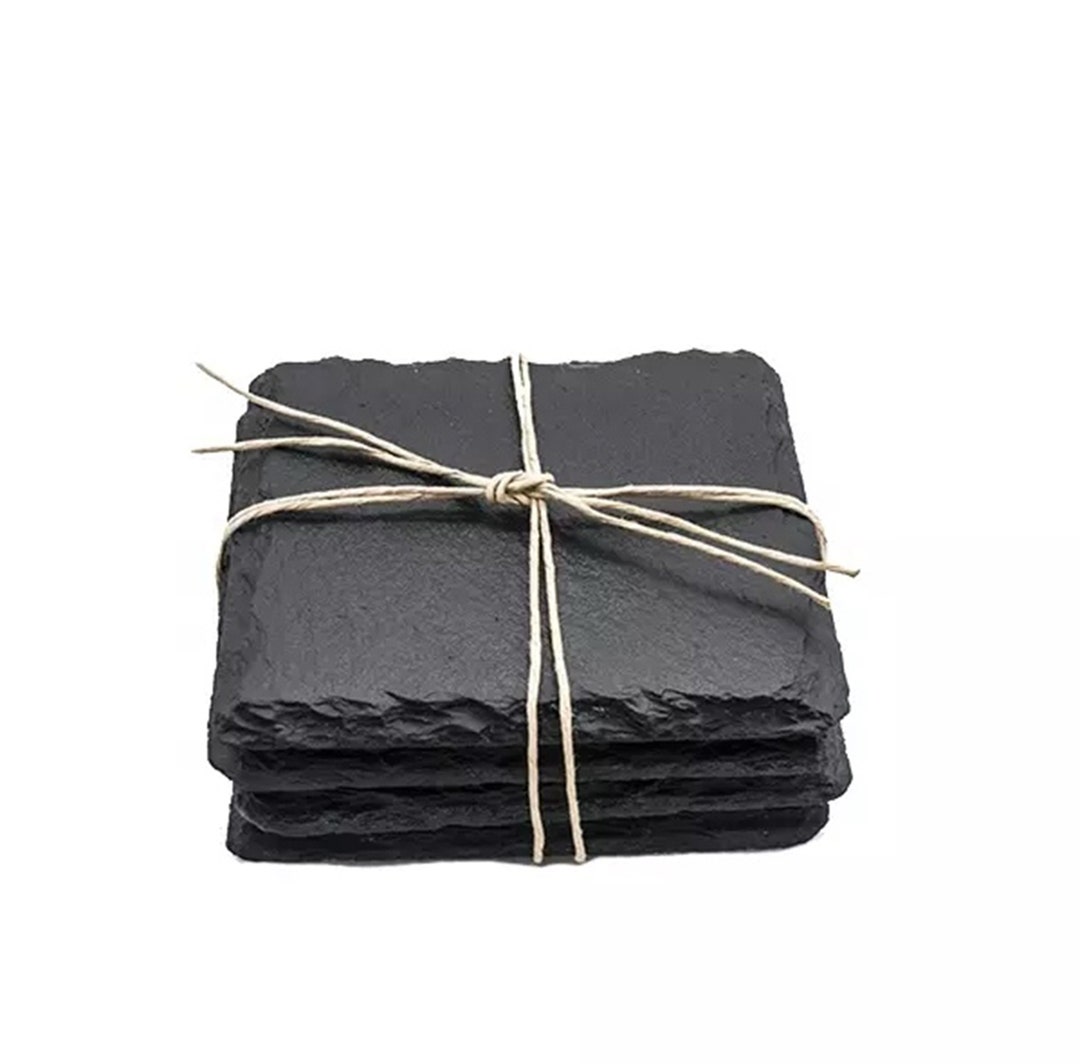 Blank Slate Coasters, Great for Engraving and Crafts, Bulk Wholesale