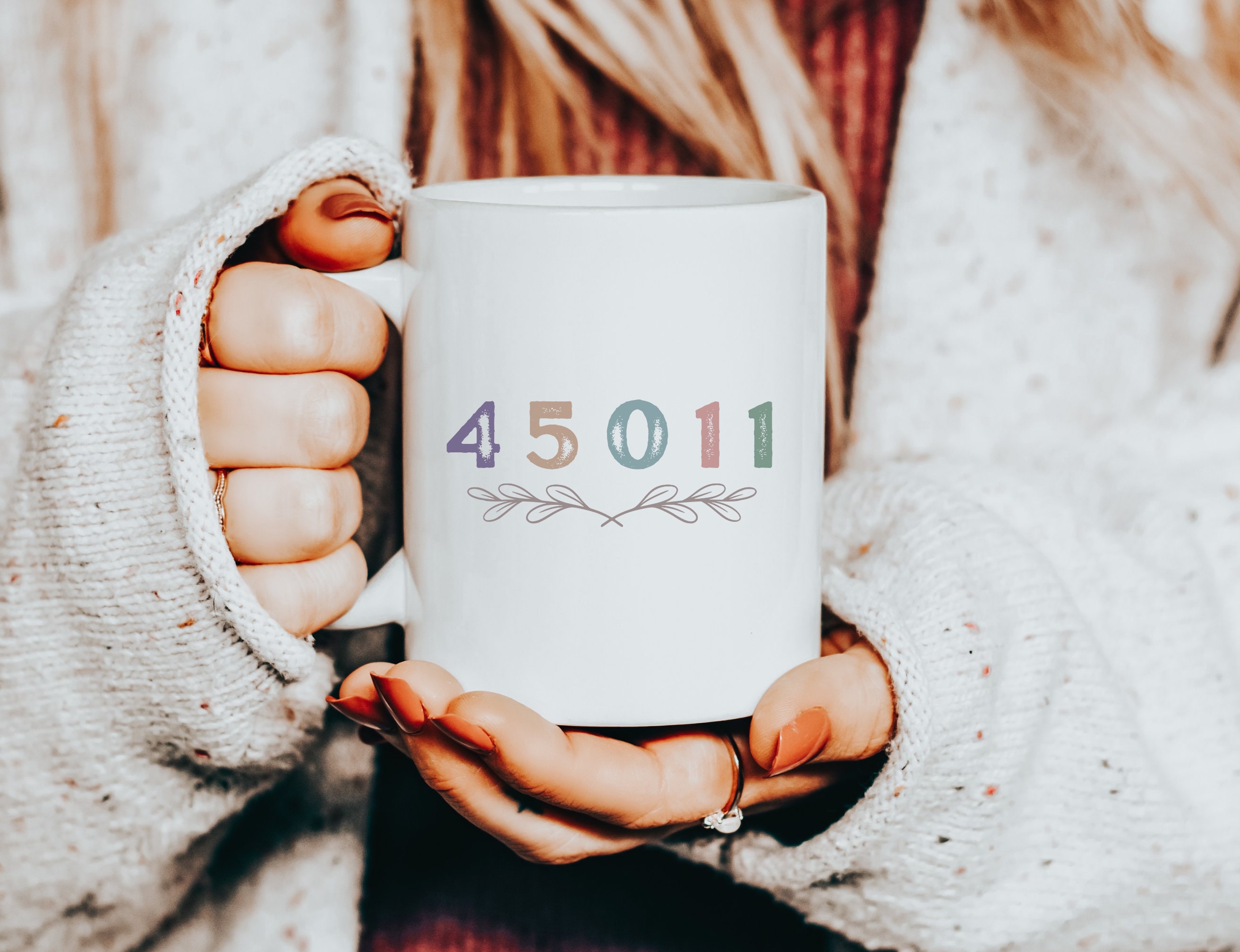 Custom Zip Code Mug 11oz | Personalized House Warming Gift | New
