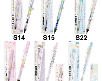 TOMBOW MONO graph 0.5mm Mechanical Pencil Eraser San-X Sumikko Gurashi Shirokuma Penguin? Tonkatsu Neko Tokage Ebifurai Japan