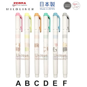 Limited Zebra Mildliner Markeerstift Dieren Konijn Hond Kat Vogel Papegaaiotter Pinguïn Japan