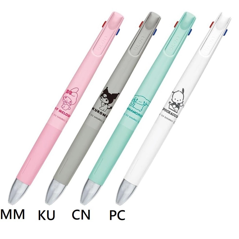 Sanrio Cinnamoroll Hello Kitty My Melody Kuromi Pompom Purin Pochacco Gel  Ink Rollerball Pen 6PC Set Black Ink 0.5MM Inspired by You.
