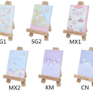 Kawaii Cute Memo with Mini Painting Easel Rack Sumikko Gurashi San-X Japan Characters