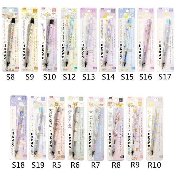 TOMBOW MONO Graph 0.5mm Mechanical Pencil Eraser Rilakkuma