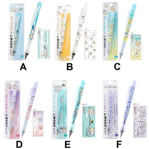 TOMBOW MONO graph 0,5 mm Druckbleistift Radierer Chiikawa Hachiware Usagi Momonga Furuhonya Japan