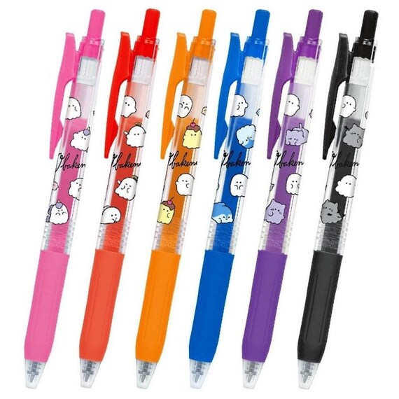 Obakenu Ghost Limited Zebra Sarasa Gel Pen Set Japan Animation