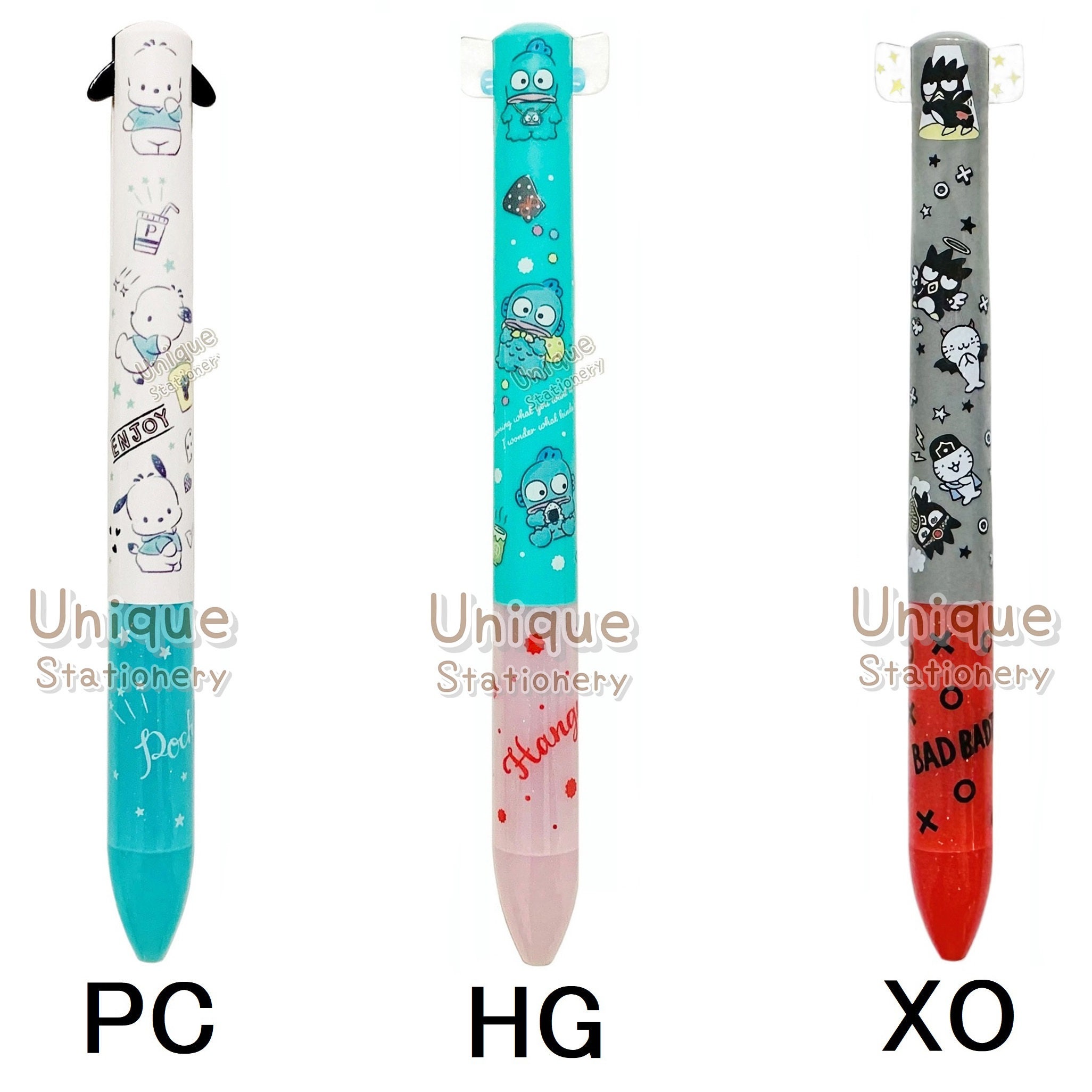 Funbox Mimi 2-way Ballpoint Pen Black & Red Ink Japanese