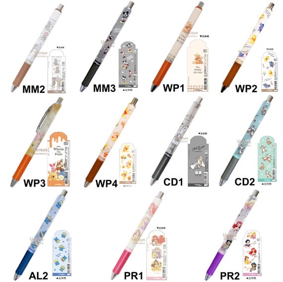 Pentel Energize 0.5mm Mechanical Pencil Disney Mickey Mouse Minnie