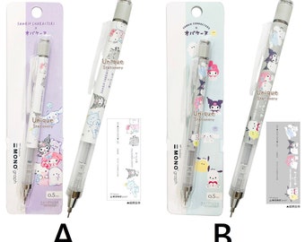 Characters x Obakenu Ghost TOMBOW MONO graph 0.5mm Mechanical Pencil Eraser Japan Animation Anime Kawaii Comic Cute Cartoon