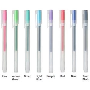 Muji 10 Colors 0.38mm 0.5mm 0.7mm Cap-type Gel Ink Ballpoint Pen Barrel Refill Japan